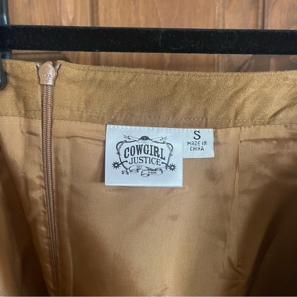 Fringe faux leather skirt - Picture 2 of 6